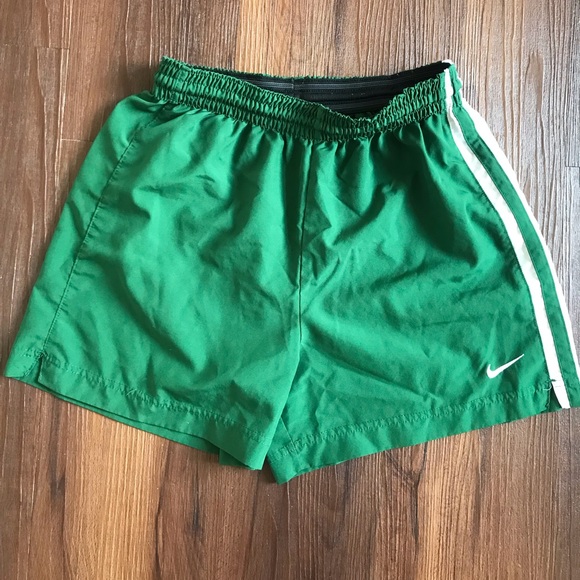 Nike Pants - Nike emerald green running shorts